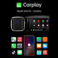 Wired to Wireless CarPlay and Android Auto Adapter, 2-in-1 Dual System Support Wireless Adapter, Plug and Play, Auto Connection , for Cars from 2014 with Factory Wired Carplay and Android Auto