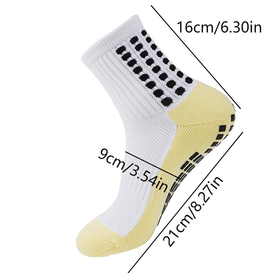 Professional Anti-slip Sports Socks Set - Grip Sports Socks and Shin Guard Sleeves, Non-slip Mesh Breathable Soccer Socks, Comfortable Athletic Socks, Yoga Socks, For All Seasons